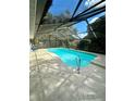 Inviting screened-in pool area perfect for relaxing and enjoying the outdoors at 19726 Sw 95Th St, Dunnellon, FL 34432