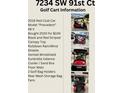Golf cart description includes 2016 Red Club Car 