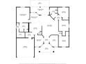Detailed floor plan showcasing the layout of this single Gathering home at 234 Locust Pass Loop, Ocala, FL 34472