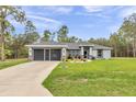Attractive one-story home with a two-car garage and a well-maintained lawn and landscaped front yard at 5620 Sw 172Nd Loop, Ocala, FL 34473