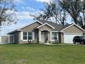 Charming single-story home with a well-manicured lawn, neutral exterior, and attached two-car garage at 1645 Sw 168Th Loop, Ocala, FL 34473