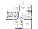 Detailed floor plan showcasing the layout of the home, including bedrooms, bathrooms, kitchen, and living spaces at 4413 Sw 90Th Pl, Ocala, FL 34476