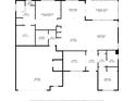 Detailed floor plan showcasing the layout of the home, including room dimensions at 8820 Sw 104Th Cir, Ocala, FL 34481
