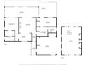 Floor plan featuring the gym, Primary bedroom, living room, and kitchen at 31 Se Chinica Dr, Summerfield, FL 34491