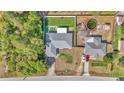 Aerial view showing the layout of the home, backyard, and proximity to neighborhood at 13800 Sw 33Rd Court Rd, Ocala, FL 34473