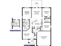 Detailed floor plan illustrating the layout of a home, including the dimensions of rooms and placement of features at 3180 Ne 46Th Ave, Ocala, FL 34470