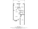 Detailed floor plan showcasing the layout of the home, including kitchen, bedrooms, and living areas at 2343 Se 19Th Cir, Ocala, FL 34471