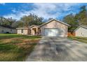 Charming single-Gathering home featuring a manicured lawn and an attached two-car garage at 5900 Nw 61St Ct, Ocala, FL 34482