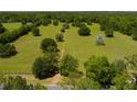 Lush acreage featuring a path winding through trees and vibrant greenery at 11420 Nw 110Th Ave, Reddick, FL 32686
