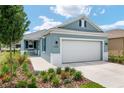 Charming single-story home featuring a two-car garage, lovely landscaping, and a covered entryway at 8798 Sw 79Th Pl, Ocala, FL 34481