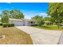 Charming single-story home features a covered porch, two-car garage, and well-maintained landscaping at 10989 Sw 86Th Ave, Ocala, FL 34481