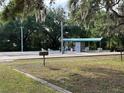 Community recreation area with bocce ball court, covered picnic tables, and ample seating at 10980 Sw 63Rd Ave, Ocala, FL 34476