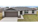 Attractive home with a well-manicured lawn, two-car garage, and appealing facade at 60 Walnut Dr, Ocala, FL 34480