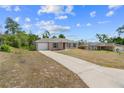 Beautiful home with a long driveway, neutral siding, and well-manicured lawn at 17147 Sw 42Nd Ct, Ocala, FL 34473