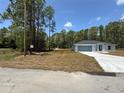 A quaint home nestled among tall trees with a spacious front yard and a long, concrete driveway at 6178 Sw 207Th Ct, Dunnellon, FL 34431