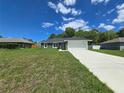 Inviting single-Gathering home with a two-car garage and a spacious front lawn at 235 Locust Pass Ln, Ocala, FL 34472
