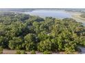 Scenic aerial shot showcasing lush greenery and a serene lake view at 3579 Sw Shorewood Dr, Dunnellon, FL 34431