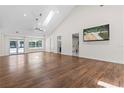 Open living space featuring a wall of sliding glass doors that open to the pool area at 170 Sw 80Th St, Ocala, FL 34476