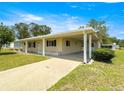 Ranch style home boasts mature trees and a covered entry to protect you from the elements at 6263 Sw 107Th St, Ocala, FL 34476