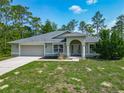 Attractive home with a landscaped yard, attached garage, and covered front entry, perfect for families at 5195 Sw 128Th Street Rd, Ocala, FL 34473