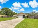 Charming single-story home featuring a well-manicured lawn, cozy curb appeal, and a convenient two-car garage at 10739 Se 44Th Ter, Belleview, FL 34420
