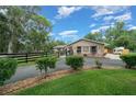 View of the landscaped front yard, showcasing the well-maintained lawn and updated exterior of this lovely home at 530 Sw 35Th St, Ocala, FL 34471
