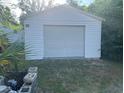 Detached one-car garage featuring a wide door and ample space for storage and vehicles at 1004 Ne 71St Ln, Ocala, FL 34479