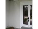 Close-up on the entryway showcasing a glass door and a clean, modern aesthetic at 2438 Sw 165Th Street Rd, Ocala, FL 34473