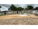 Image of a building under construction, with unfinished walls, concrete blocks, and sand on the ground at 8664 Se 162Nd St, Summerfield, FL 34491