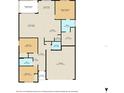 Detailed floor plan showcasing the layout of the home with labeled rooms and dimensions at 9459 Sw 52Nd Loop, Ocala, FL 34481