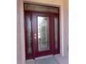 Stunning front door with glass panels at 1377 Sw 161St Pl, Ocala, FL 34473