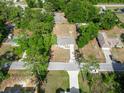 Birds-eye view of the house showing its placement on the lot and neighborhood at 5193 Nw 61St Ave, Ocala, FL 34482