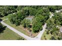 A bird's-eye view of home surrounded by a canopy of mature trees, blending privacy with natural beauty at 645 Sw 48Th Ln, Ocala, FL 34471