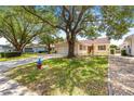 Lovely single-story home with a lush front yard shaded by mature trees at 9266 Sw 91St Cir, Ocala, FL 34481