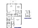 An open floor plan featuring a spacious living area, modern kitchen, Primary suite, two-car garage, and an optional Primary bath layout at 3203 Ne 46Th Ave, Ocala, FL 34470