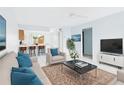 Bright living room featuring neutral tones, stylish furniture, and an open layout for easy entertaining at 1801 Caralee Blvd # 2, Orlando, FL 32822
