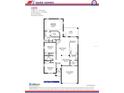 Detailed floor plan showcasing the layout of this 3 bedroom, 2 bath home at 7637 Sw 180Th Cir, Dunnellon, FL 34432