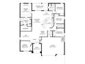 Spacious five bedroom home floor plan features open living spaces and a private owner's suite at 11412 Sw 51St Cir, Ocala, FL 34476