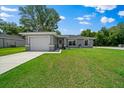 Charming single-story home with a well-manicured lawn and attached two-car garage, perfect for suburban living at 3094 Se 144Th Pl, Summerfield, FL 34491
