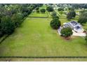 Large grassy lot with a well-maintained lawn and black fencing at 9095 Sw 9Th Ter, Ocala, FL 34476