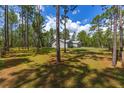 Traditional house with gray exterior paint; mature trees, long lawn, and blue sky are shown at 12320 Sw 62Nd Pl, Ocala, FL 34481