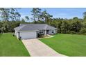 Attractive single-Gathering home with a well-kept lawn, attached garage, and a private, wooded backdrop at 4501 Sw 159Th Street Rd, Ocala, FL 34473