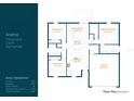 Andros floor plan featuring three bedrooms, two bathrooms, kitchen, Gathering room, and a two-car garage at 4270 Sw 128Th Pl, Ocala, FL 34473