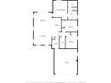 Detailed floor plan showcasing the layout of the home, including bedrooms, bathrooms, and living areas at 710 Barwick St, Wildwood, FL 34785
