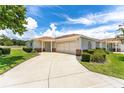 Charming single-story home with a well-manicured lawn and a spacious driveway at 8689 Se 141St Street Rd, Summerfield, FL 34491