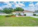 Well-maintained lawn and charming landscaping enhance this beautiful home's curb appeal at 6631 Se 11Th Loop, Ocala, FL 34472