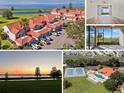 Photo collage showcasing the luxurious community, including lake views, tennis courts, and community pool at 802 Magnolia Pl, Winter Haven, FL 33884
