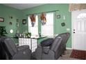 This living room features a large window to let the light in at 318 Gladesdale St, Haines City, FL 33844