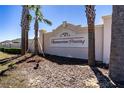 Elegant community entrance sign for Summerview Crossing surrounded by palm trees at 1108 Zion Dr, Haines City, FL 33844