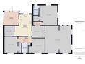 Detailed floor plan showcasing the layout of the home with labeled room dimensions at 3736 Knights Station Rd, Lakeland, FL 33810